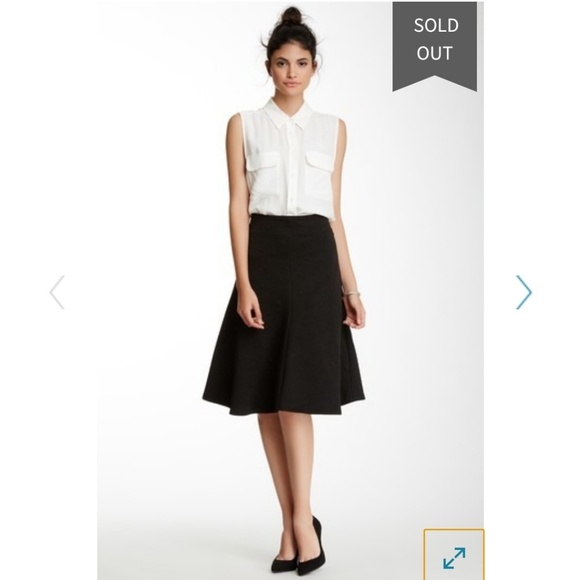 Lapis Dresses & Skirts - Lapis black A-line skirt sz M